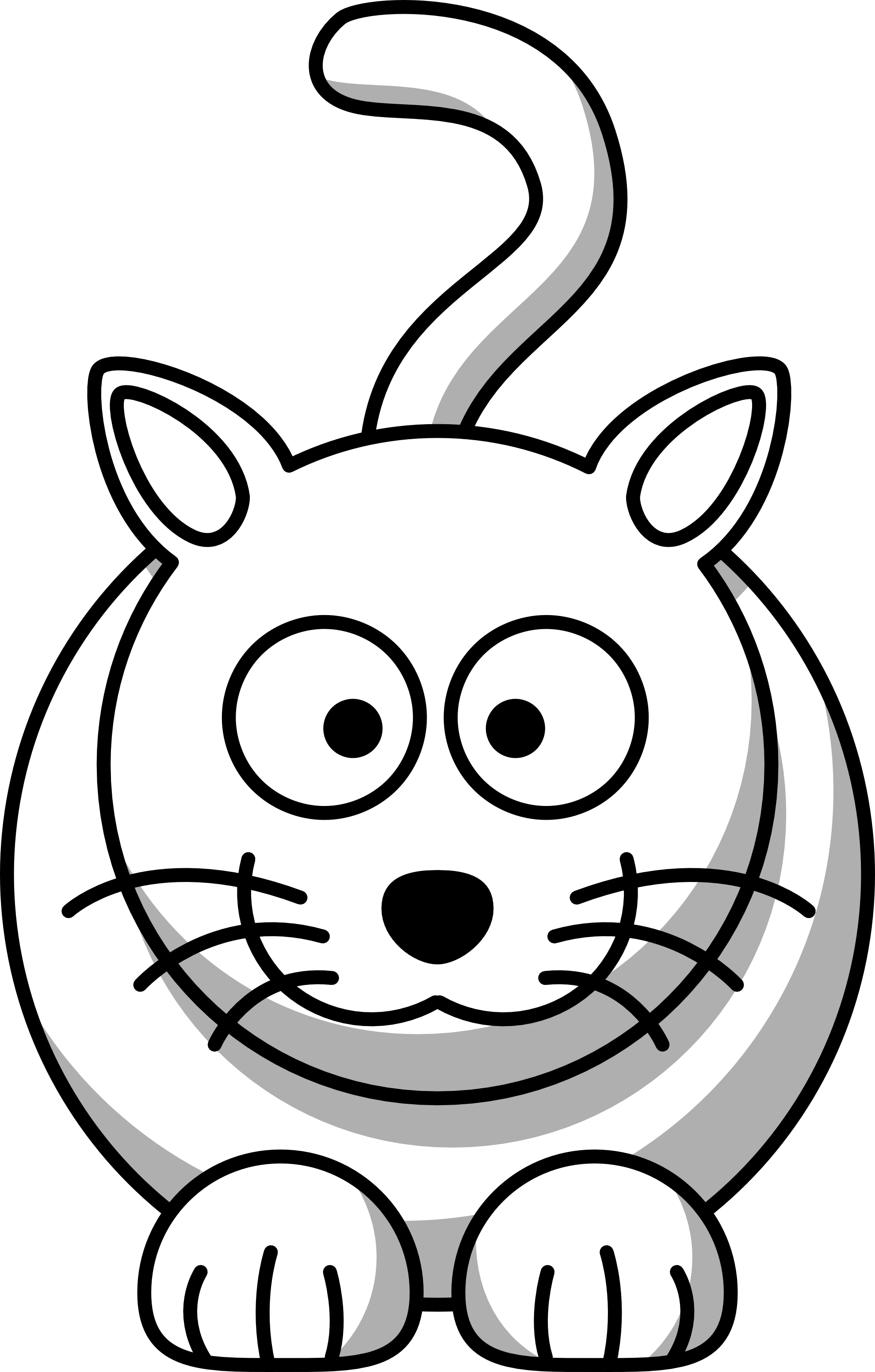 60 Printable Tabby Cat Coloring Page 44