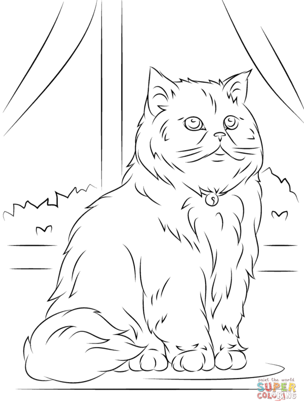 60 Printable Tabby Cat Coloring Page 45