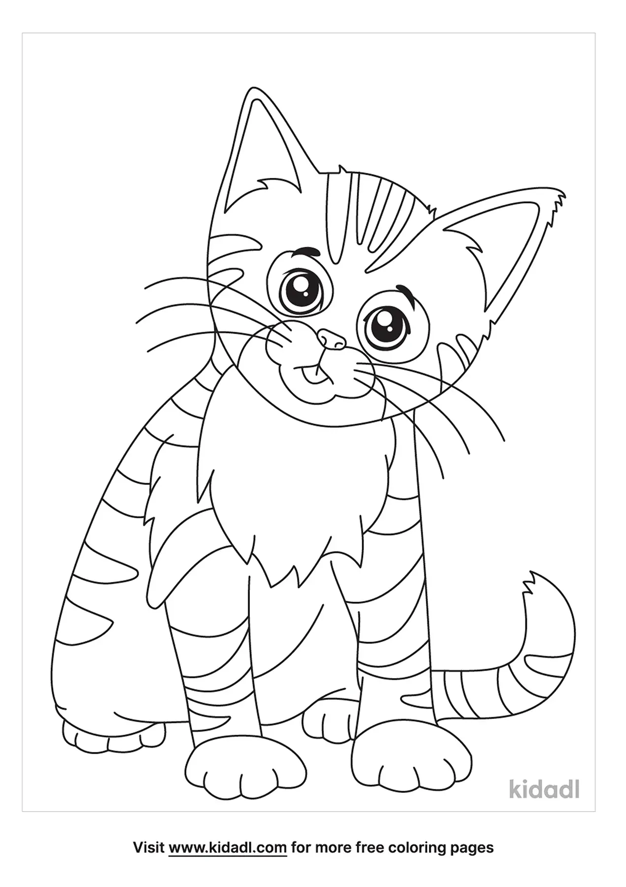 60 Printable Tabby Cat Coloring Page 51