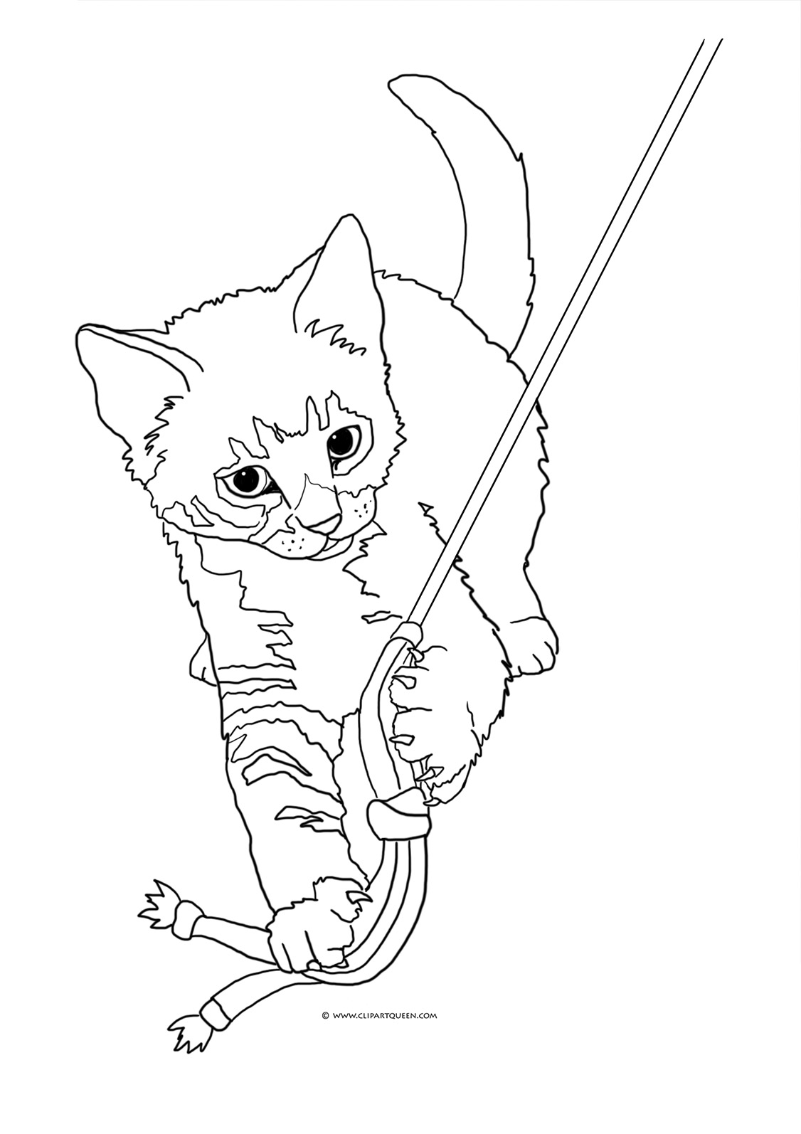 60 Printable Tabby Cat Coloring Page 54