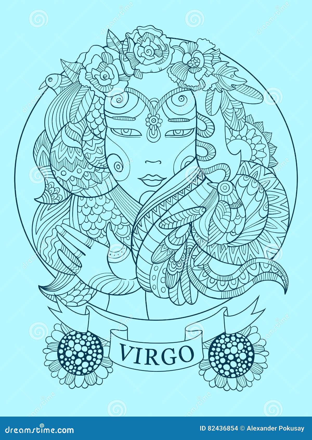 60 Printable Virgo Coloring Pages 14