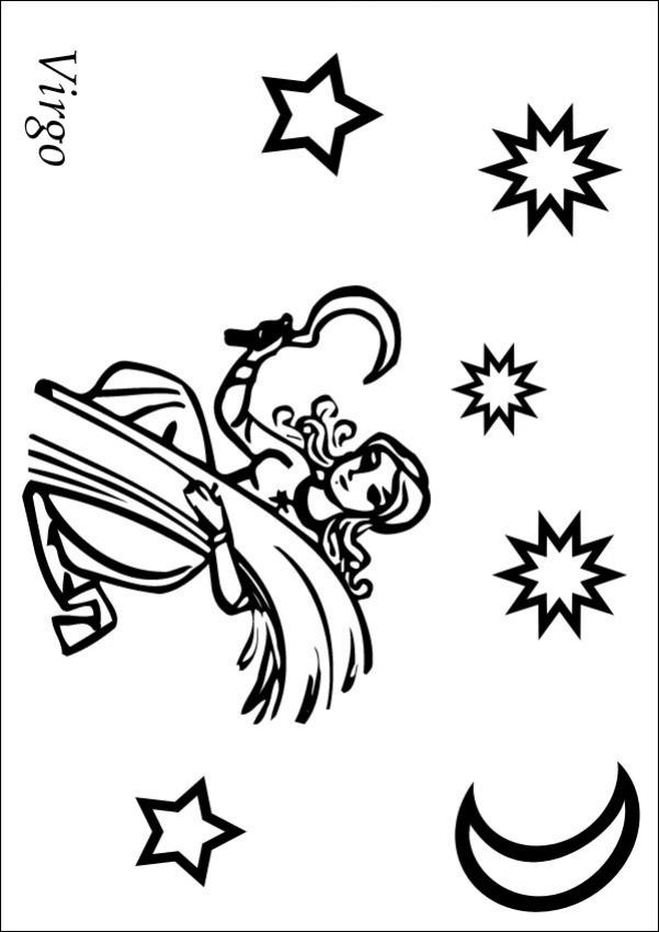 60 Printable Virgo Coloring Pages 19