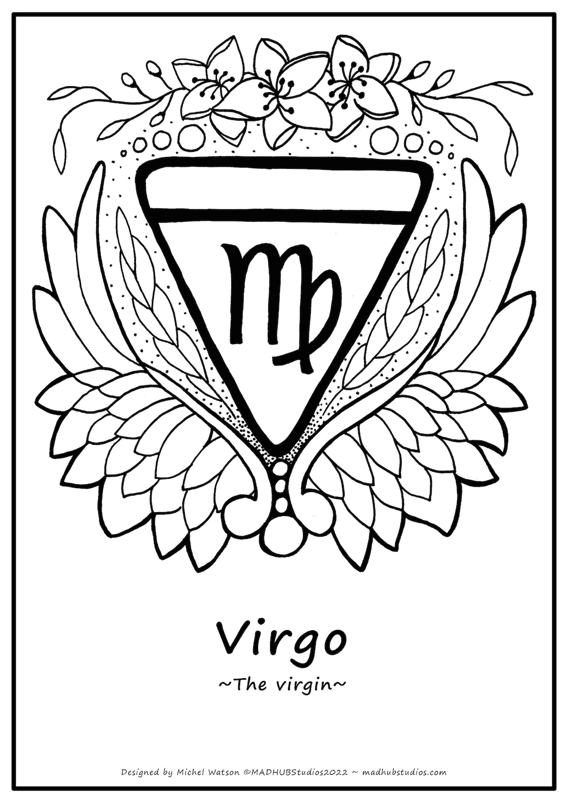 60 Printable Virgo Coloring Pages 22