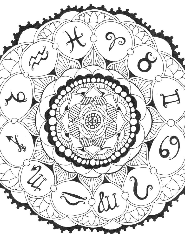 60 Printable Virgo Coloring Pages 23