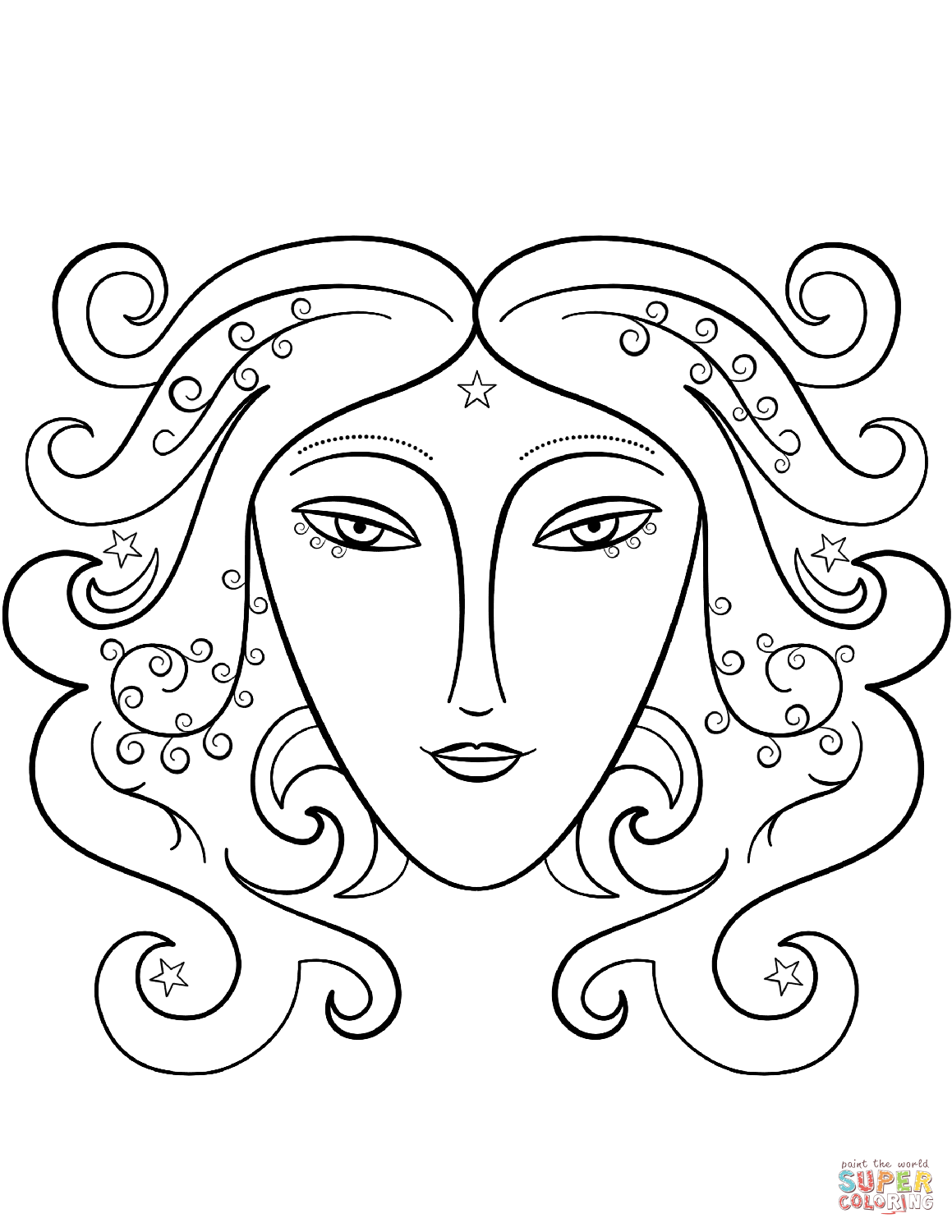 60 Printable Virgo Coloring Pages 33