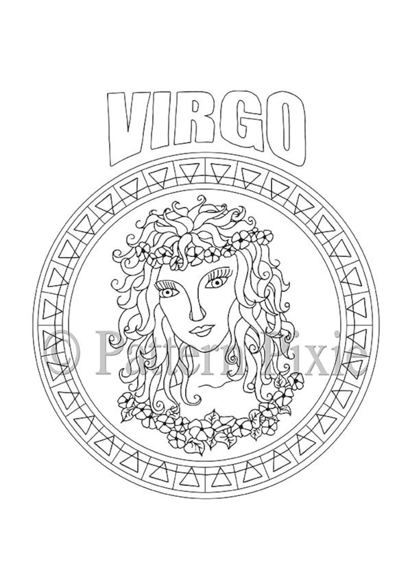 60 Printable Virgo Coloring Pages 34