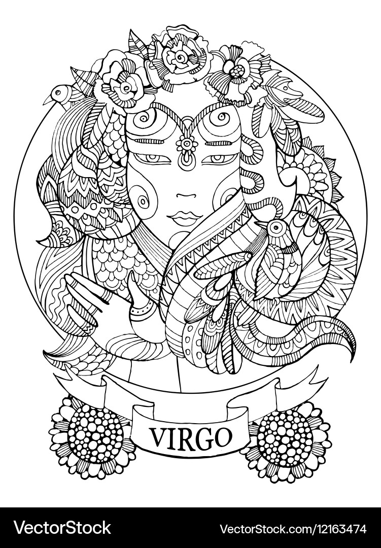 60 Printable Virgo Coloring Pages 40