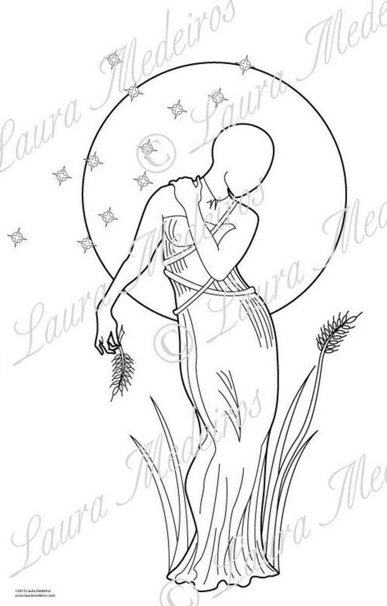 60 Printable Virgo Coloring Pages 43