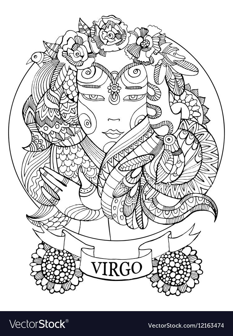 60 Printable Virgo Coloring Pages 45