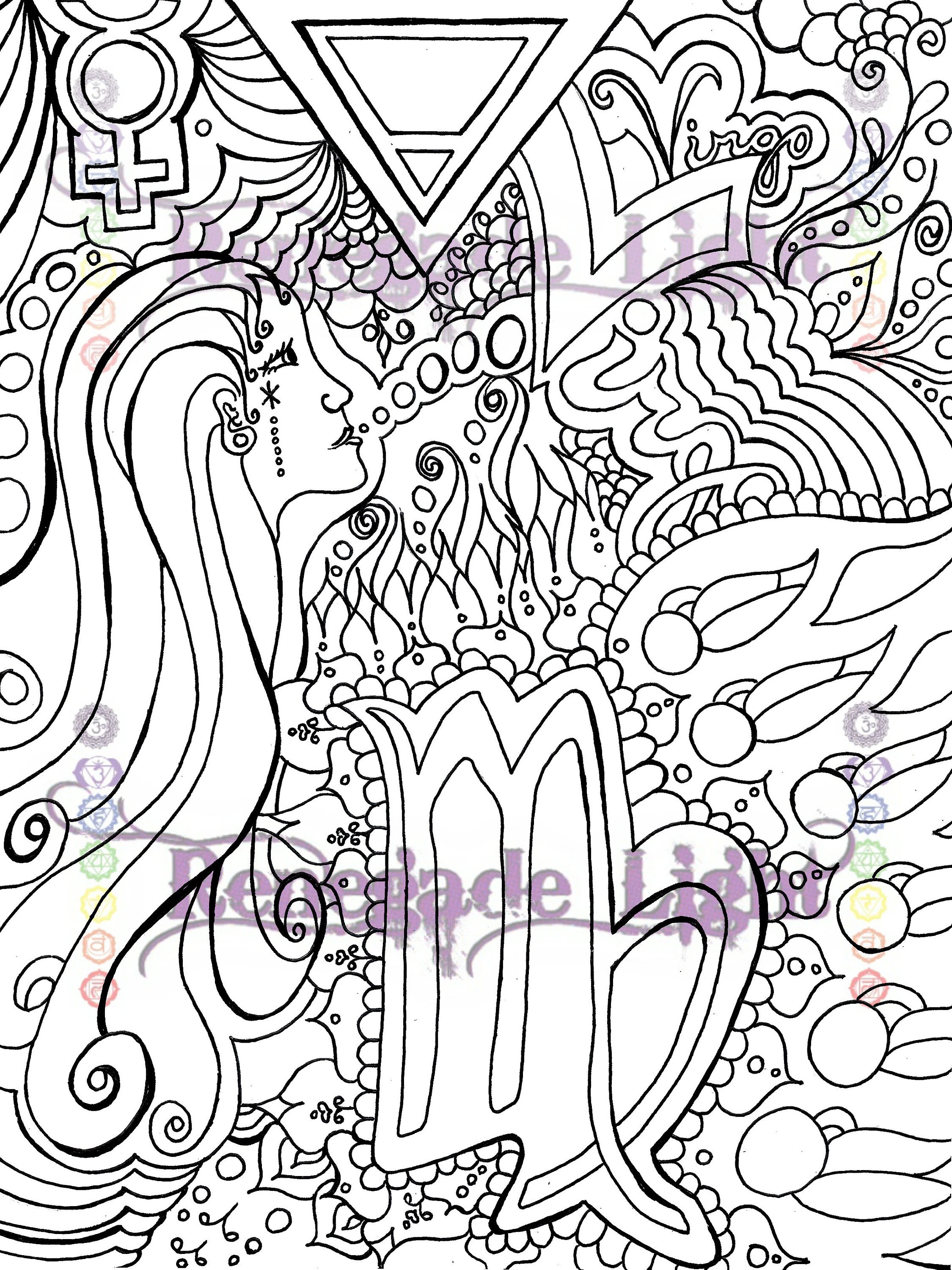 60 Printable Virgo Coloring Pages 5