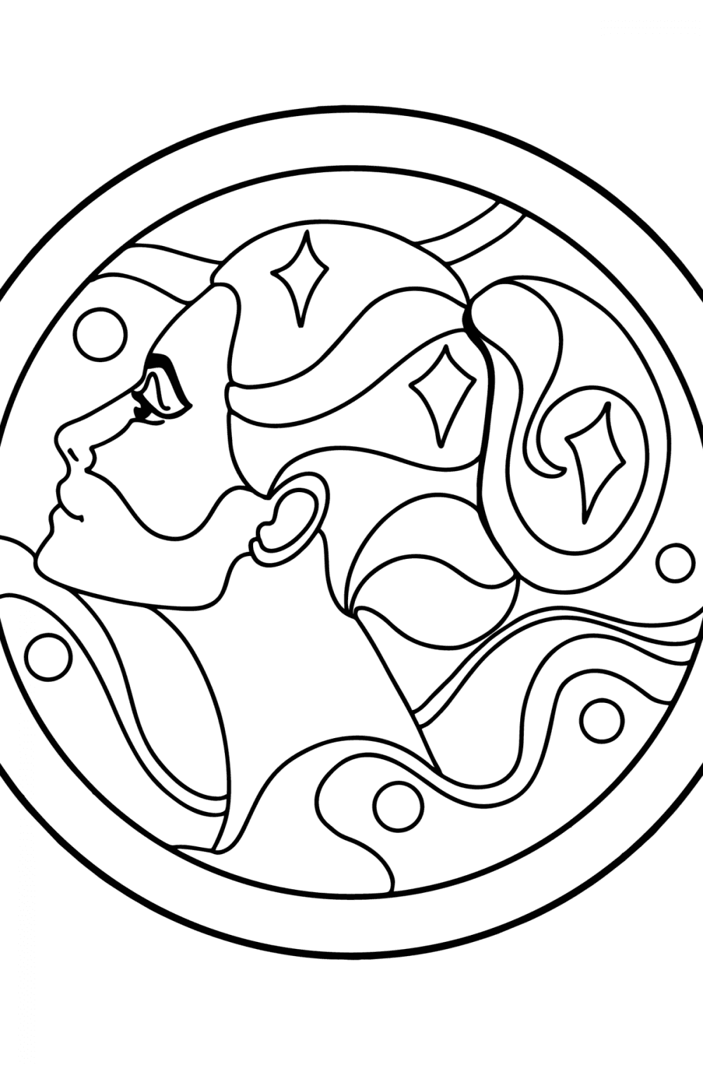 60 Printable Virgo Coloring Pages 56