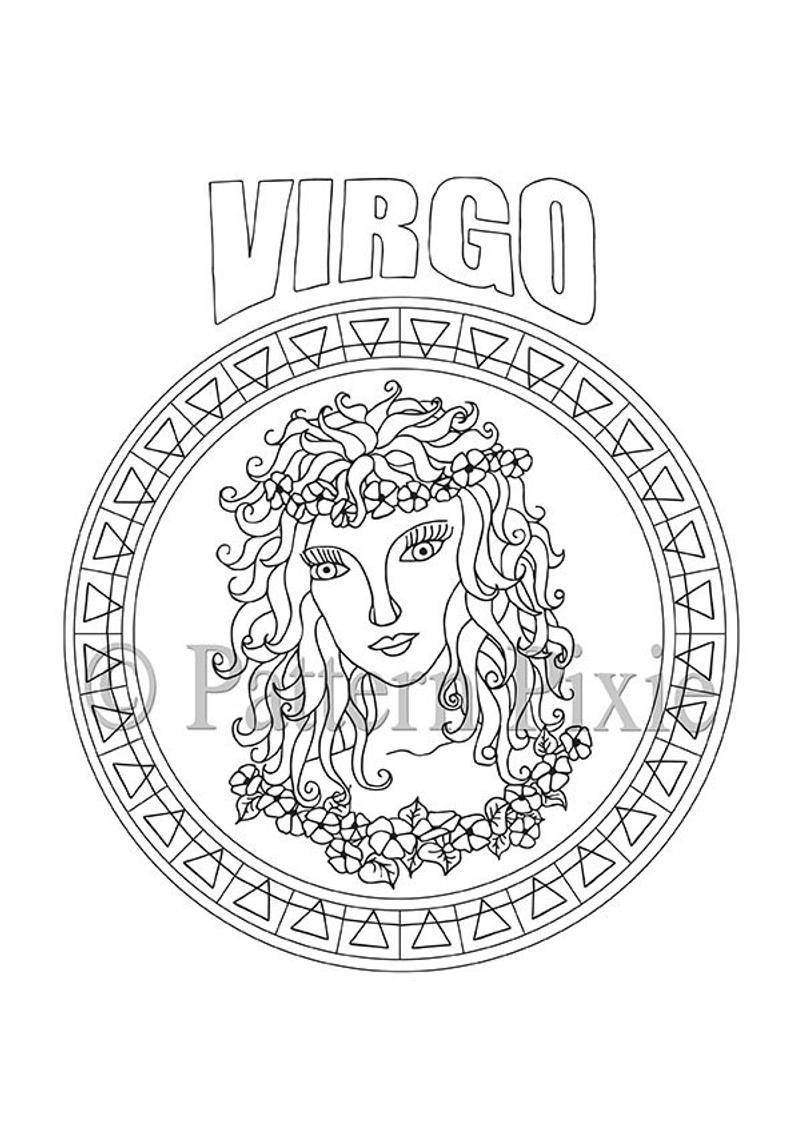 60 Printable Virgo Coloring Pages 61