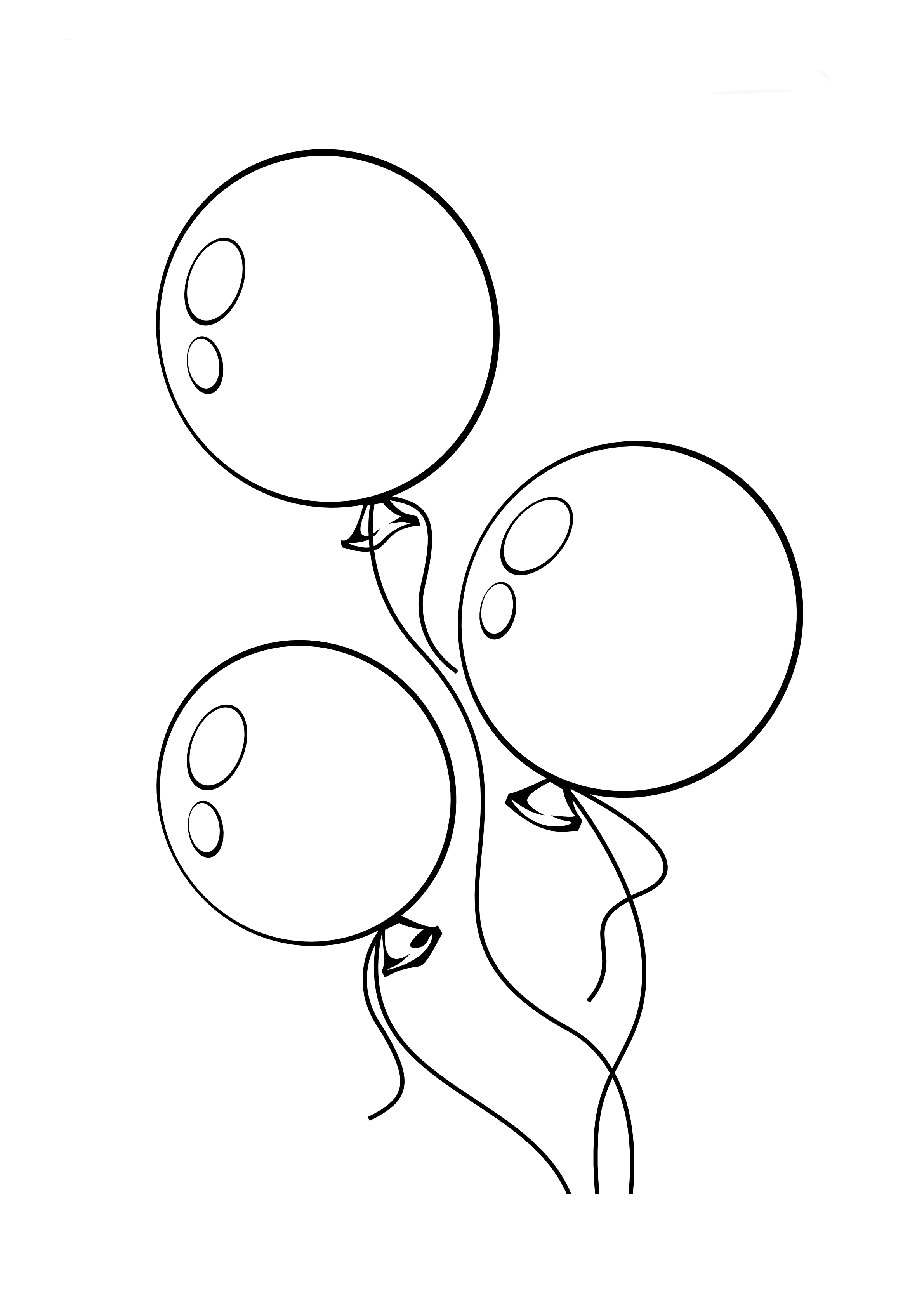 Get 85 Balloons Coloring Pages Ideas 1