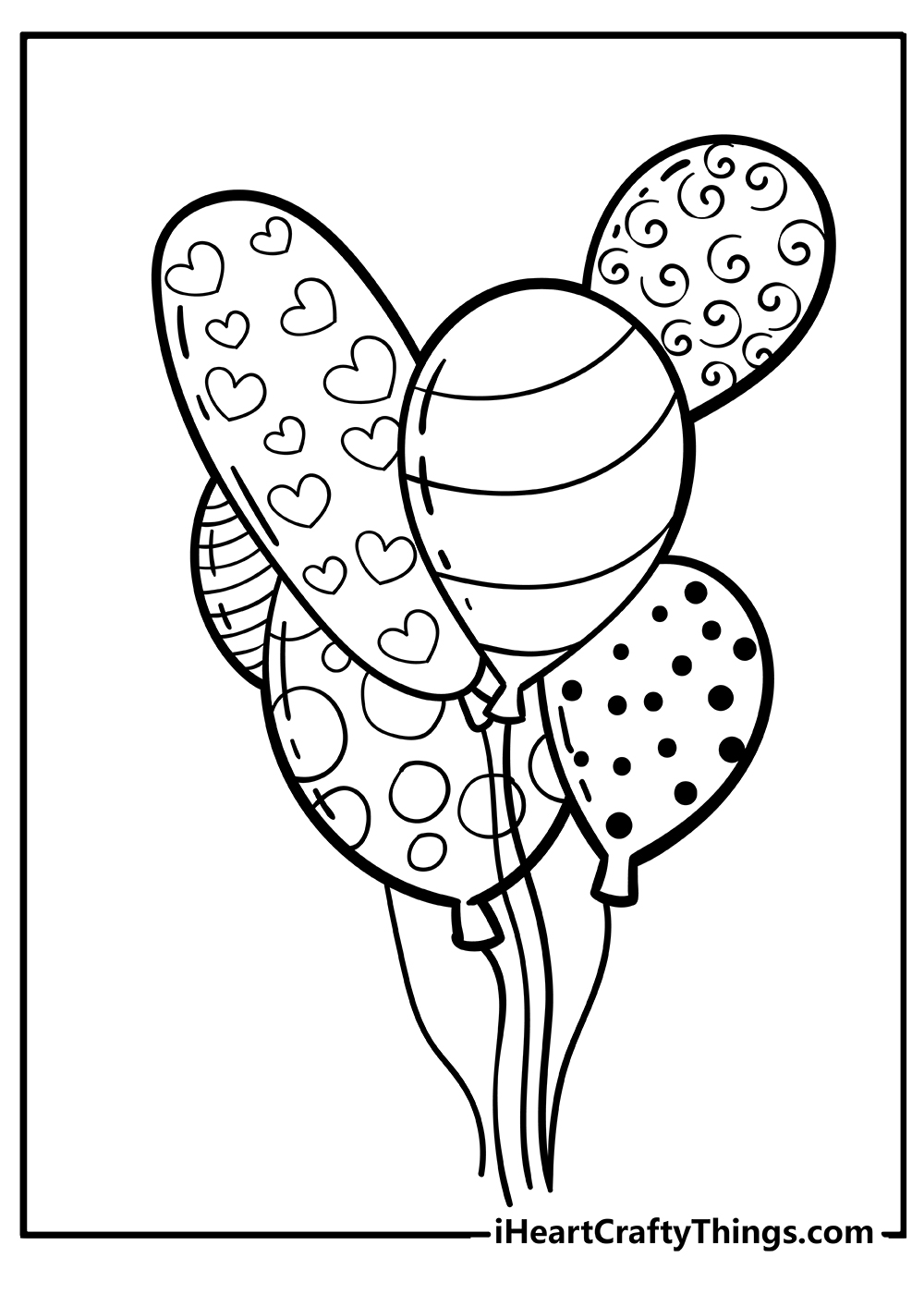 Get 85 Balloons Coloring Pages Ideas 10