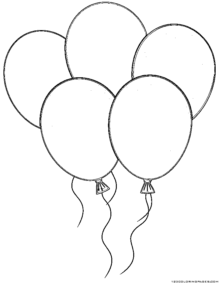 Get 85 Balloons Coloring Pages Ideas 14