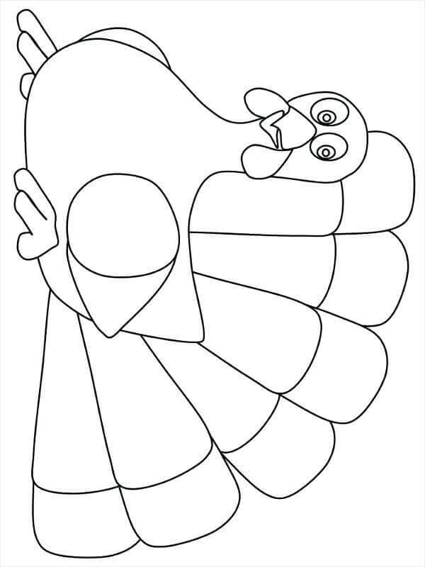 Get 85 Coloring Pages Turkey Printable Ideas 11