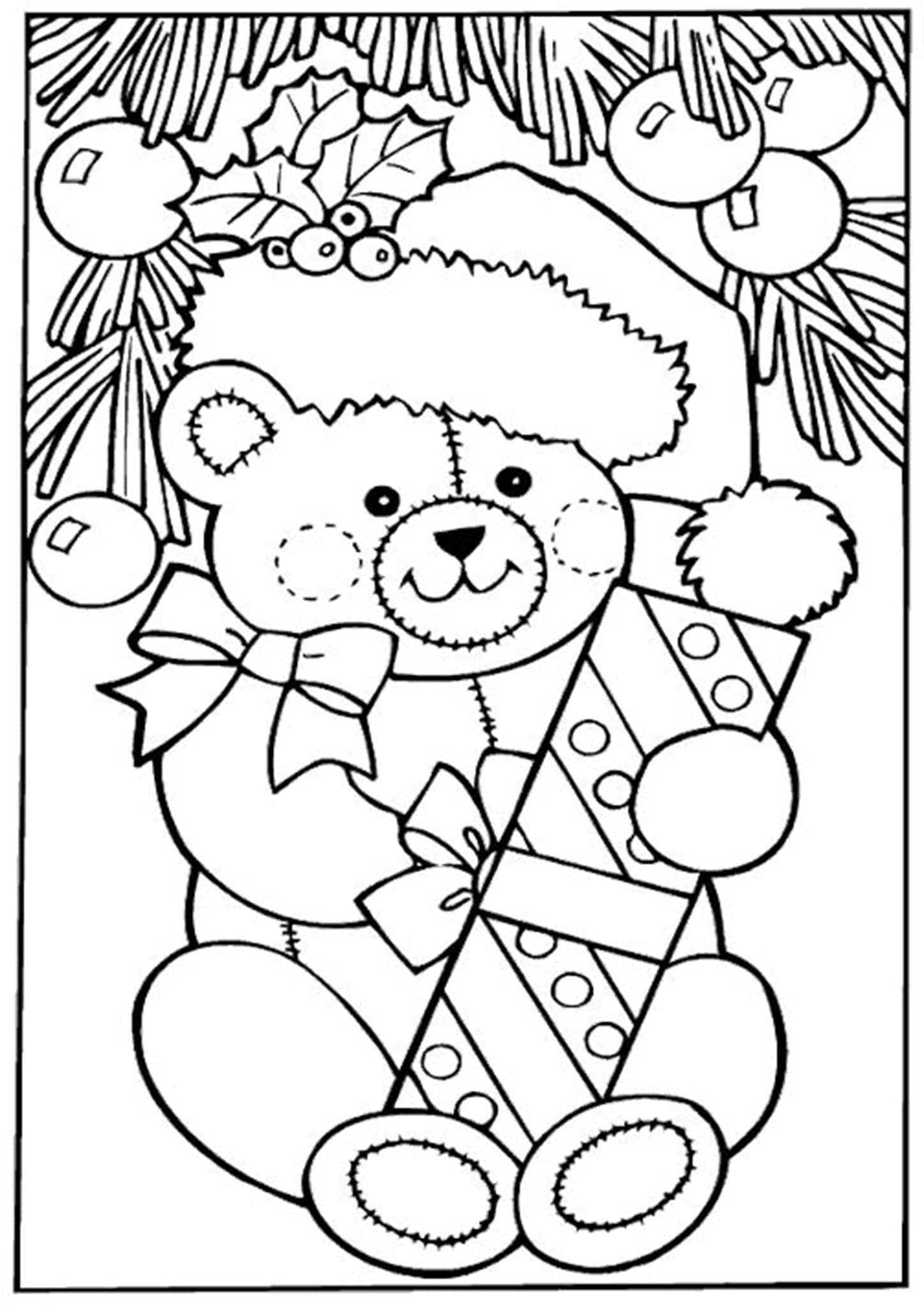 Get 85 Easy Christmas Coloring Pages Printable Ideas 1