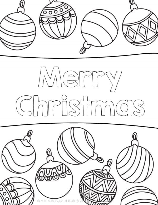 Get 85 Easy Christmas Coloring Pages Printable Ideas 11