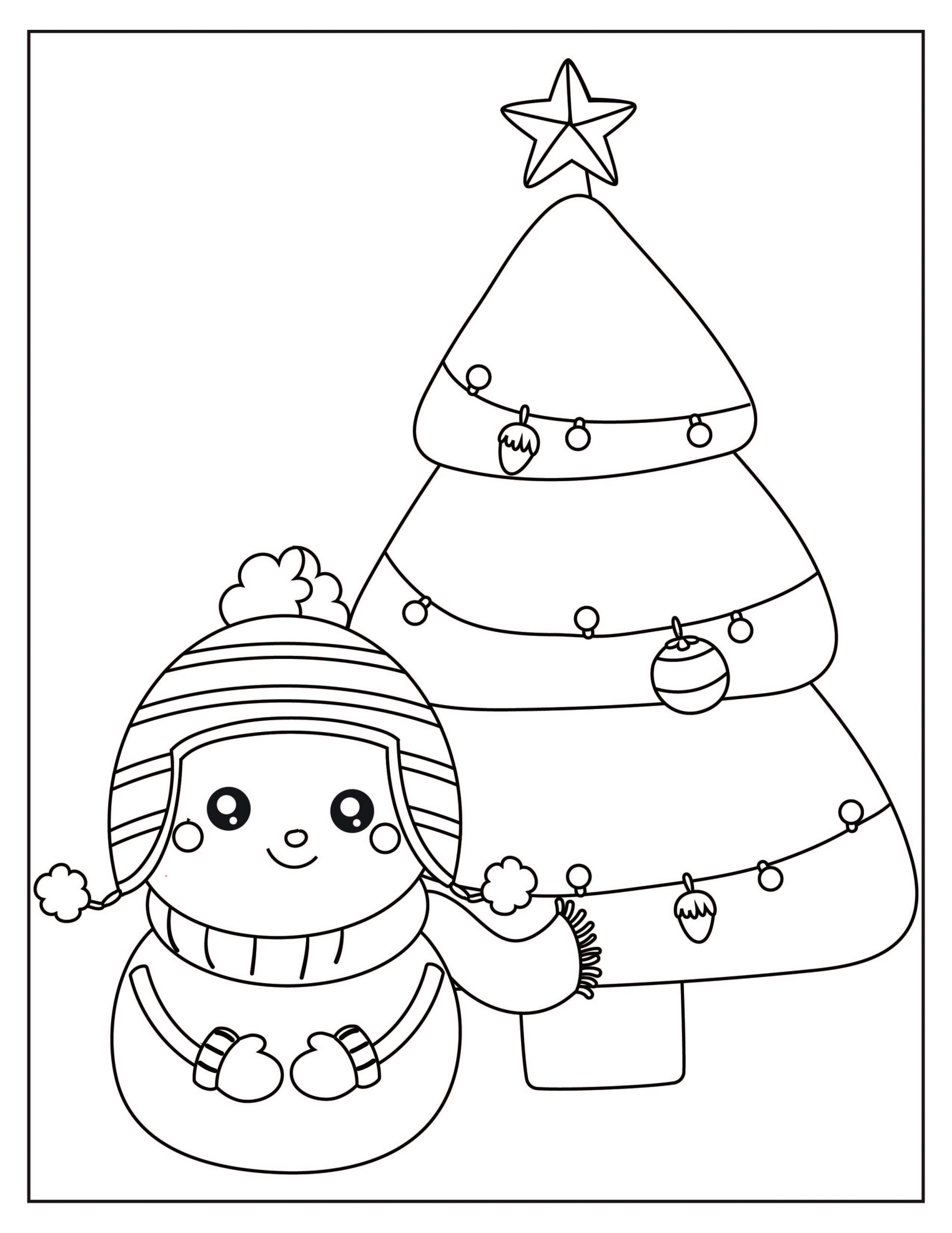 Get 85 Easy Christmas Coloring Pages Printable Ideas 15