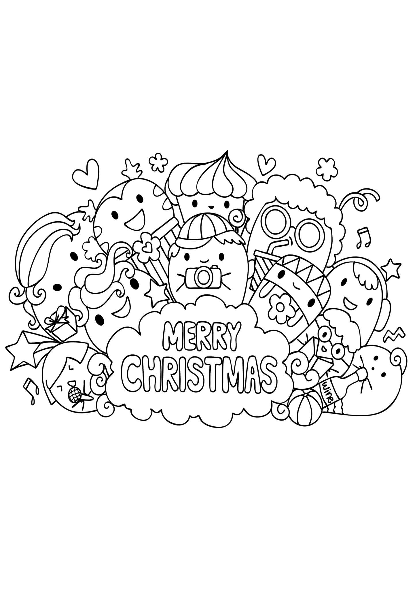 Get 85 Easy Christmas Coloring Pages Printable Ideas 37