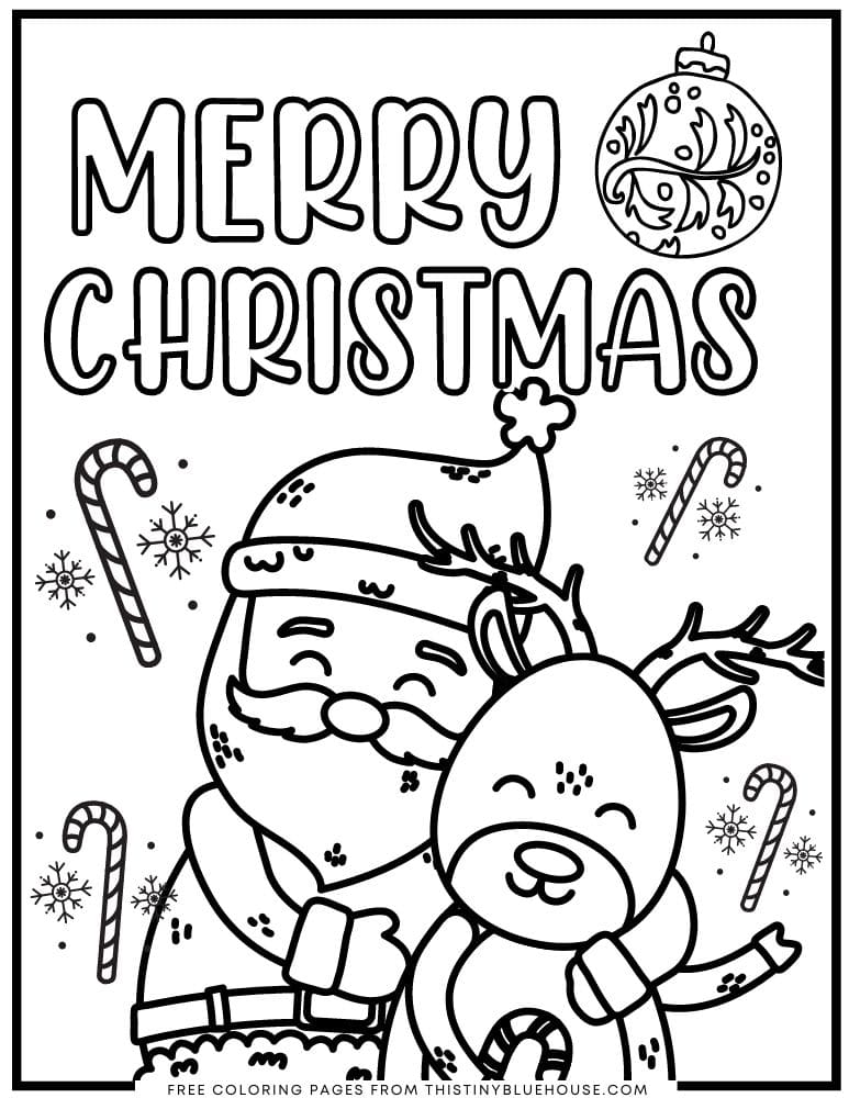 Get 85 Easy Christmas Coloring Pages Printable Ideas 38