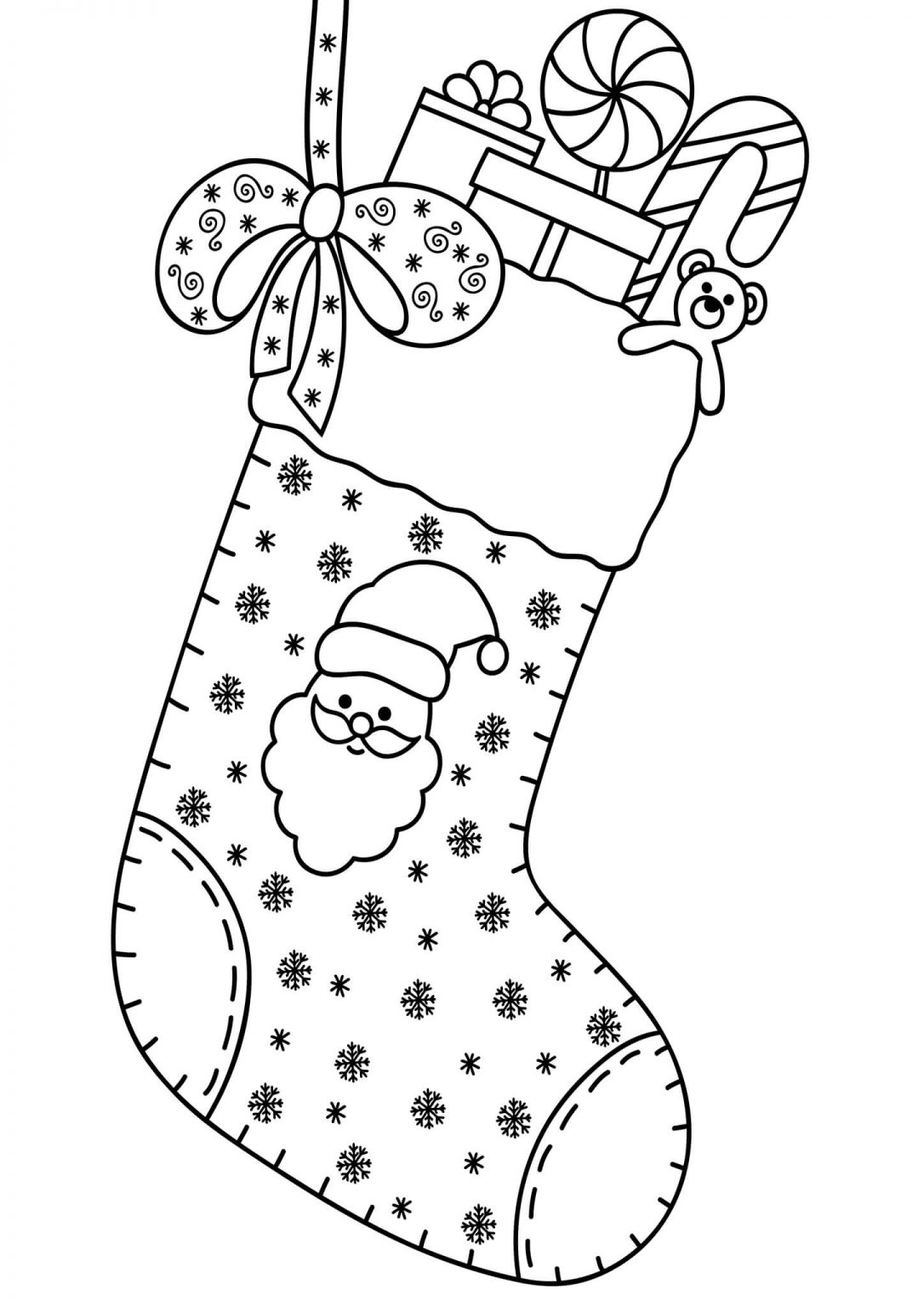 Get 85 Easy Christmas Coloring Pages Printable Ideas 54