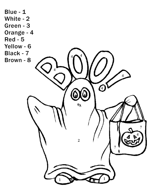 Get 85 Halloween Number Coloring Pages Ideas 2