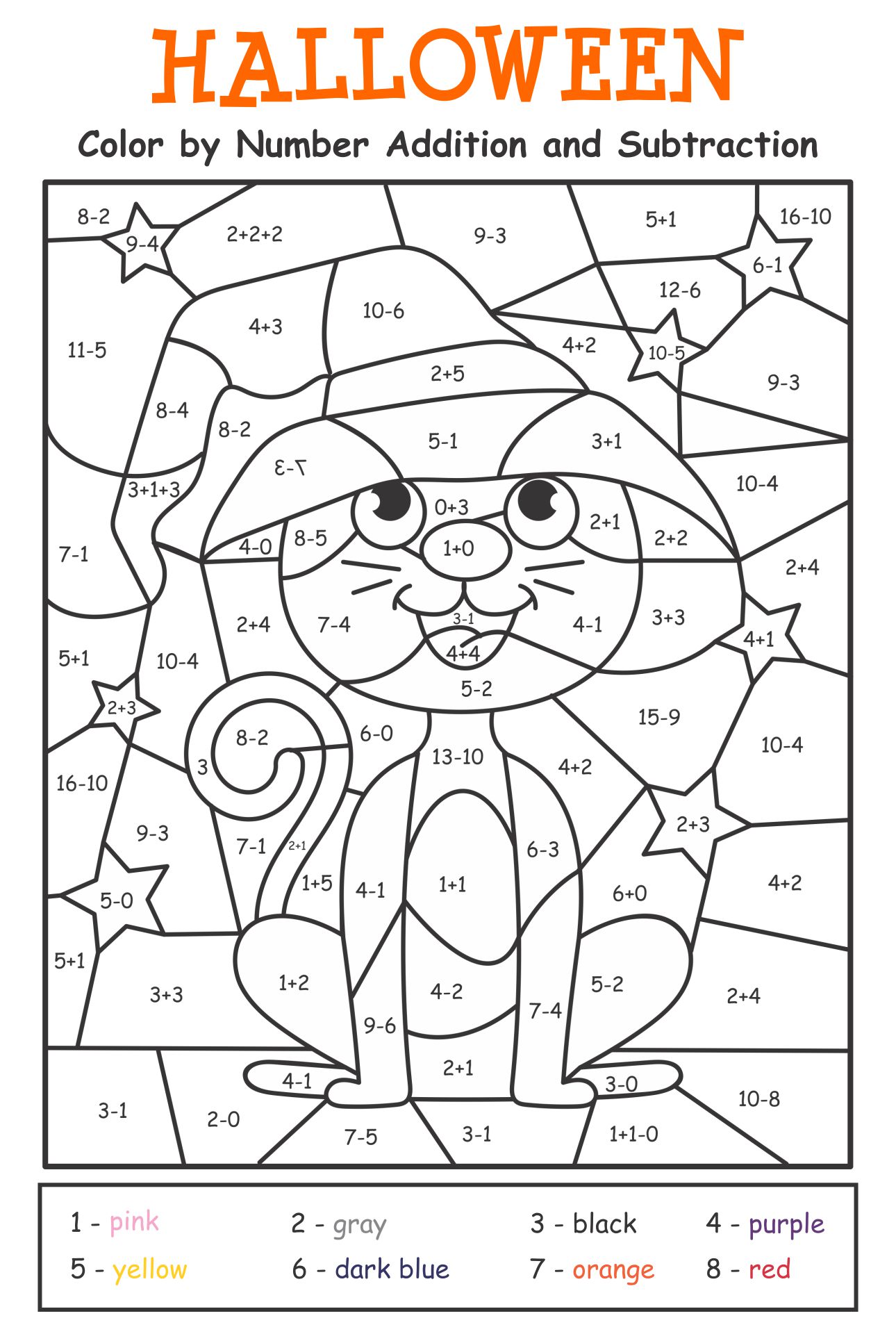 Get 85 Halloween Number Coloring Pages Ideas 24