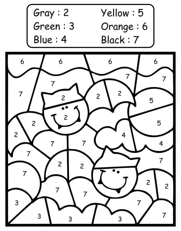 Get 85 Halloween Number Coloring Pages Ideas 35