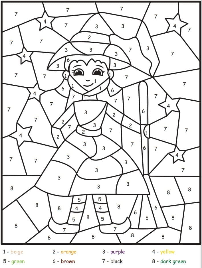 Get 85 Halloween Number Coloring Pages Ideas 37