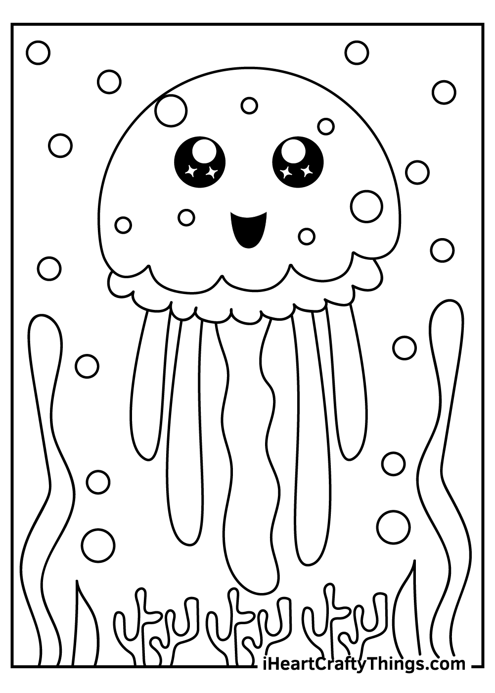 Get 85 Jellyfish Coloring Sheet Ideas 1