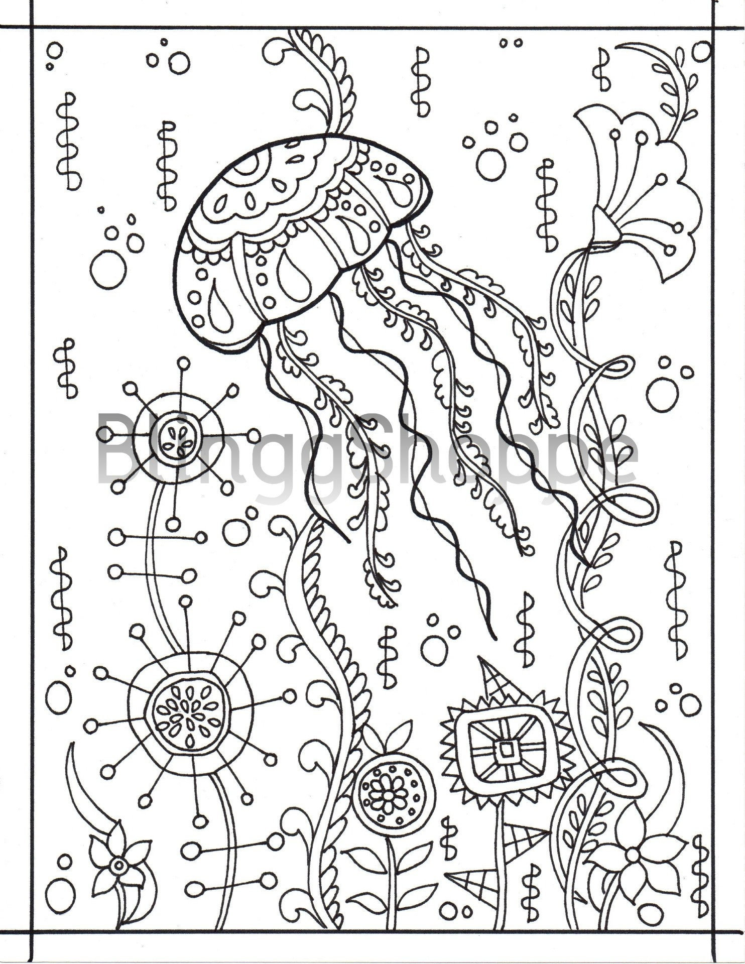 Get 85 Jellyfish Coloring Sheet Ideas 15