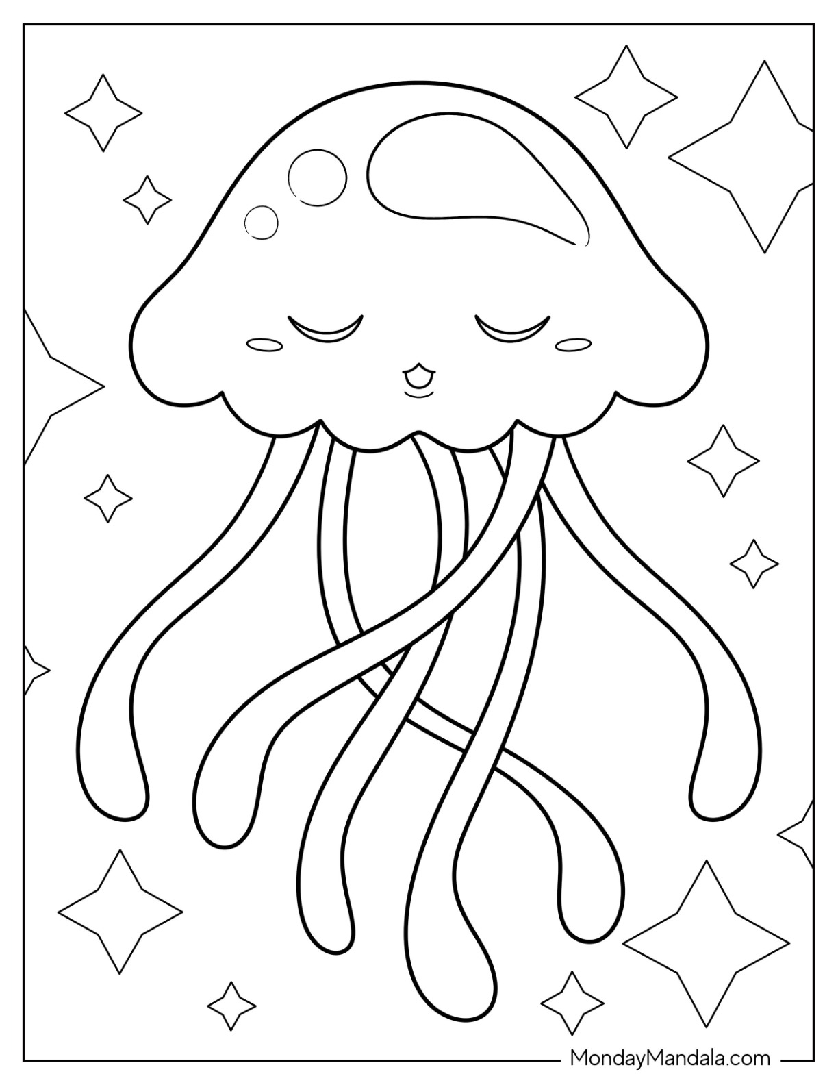 Get 85 Jellyfish Coloring Sheet Ideas 42