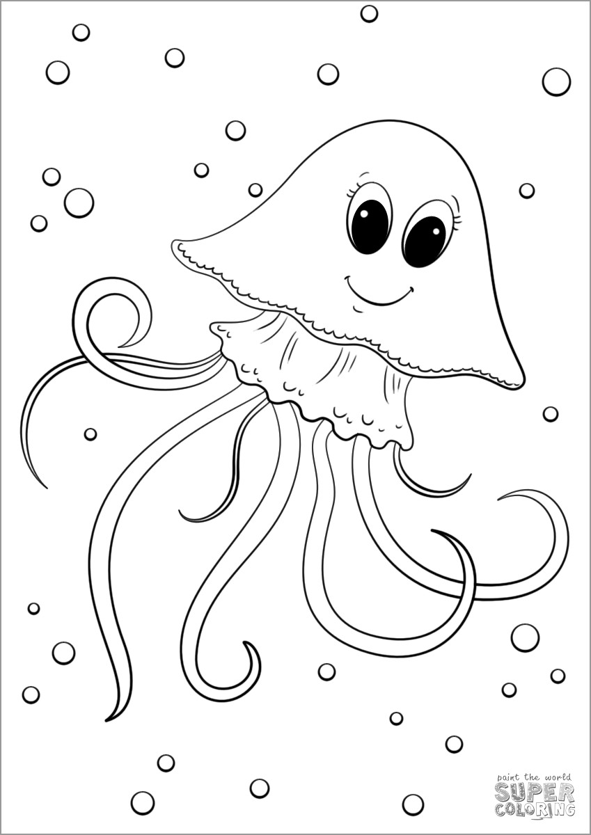 Get 85 Jellyfish Coloring Sheet Ideas 54