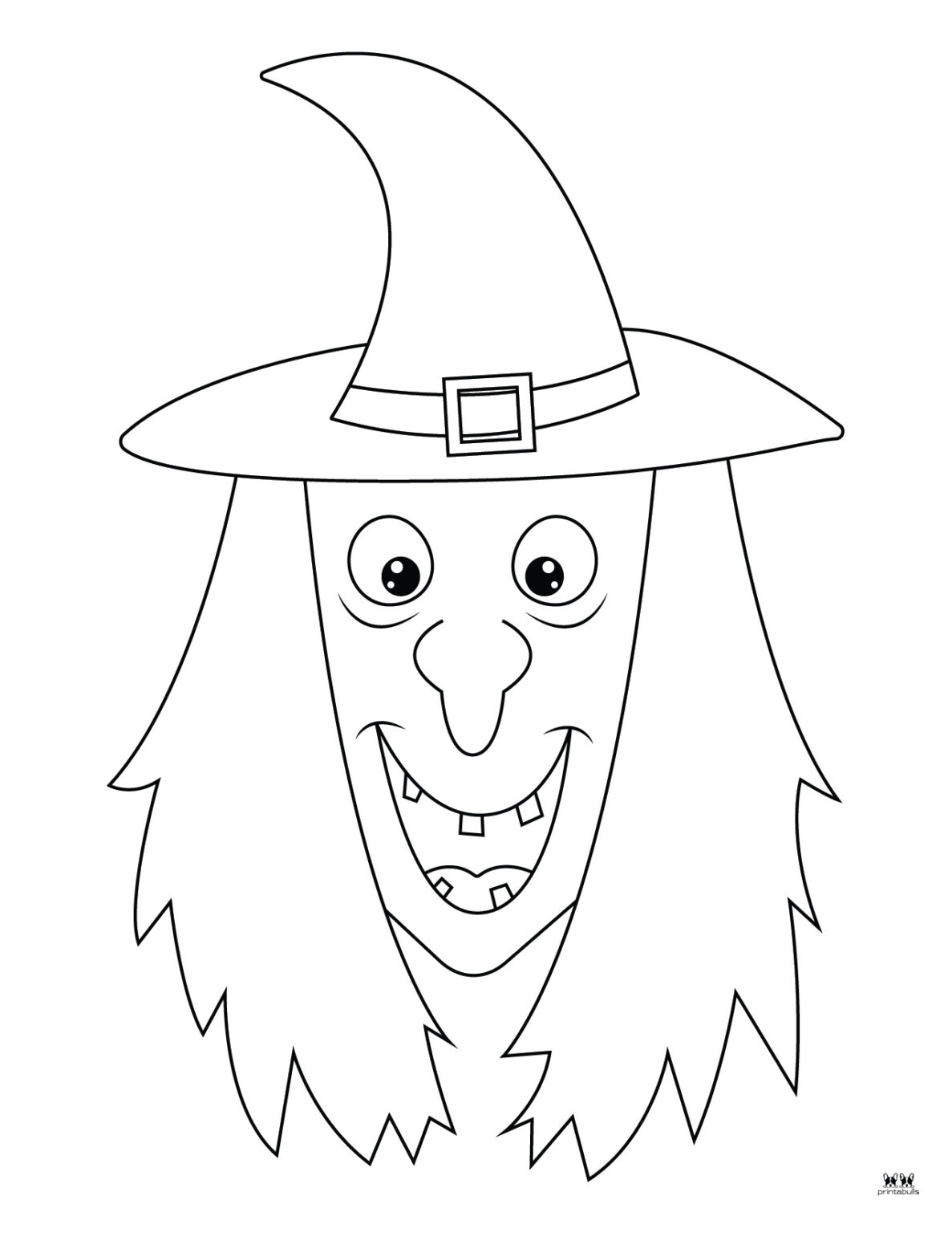 35 Cute Witch Coloring Page 13