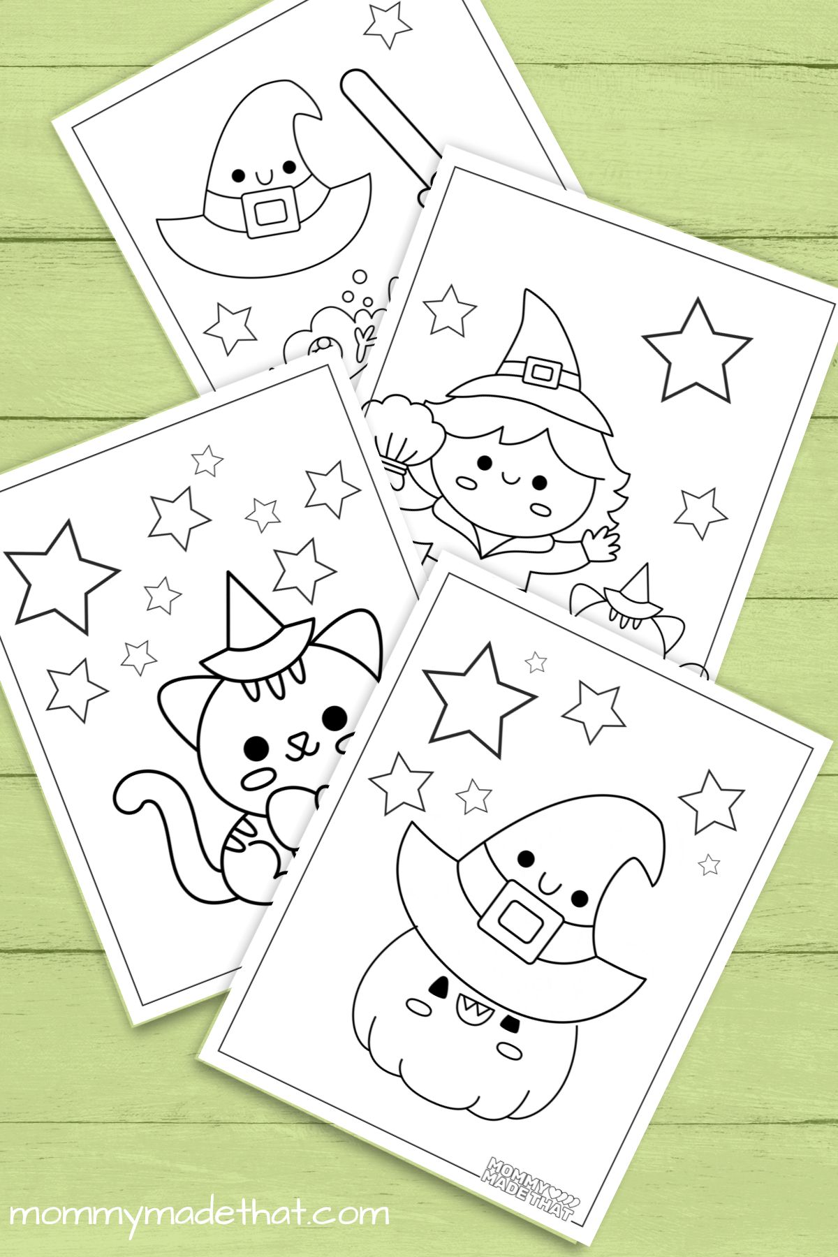 35 Cute Witch Coloring Page 34