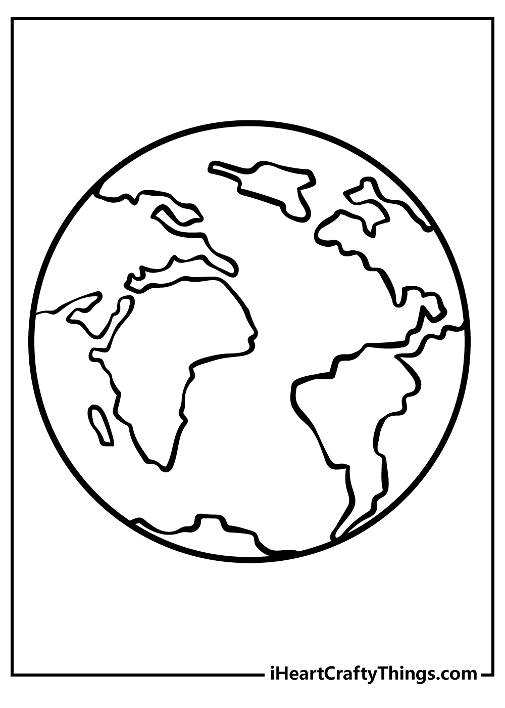 35 Earth Coloring Picture 12