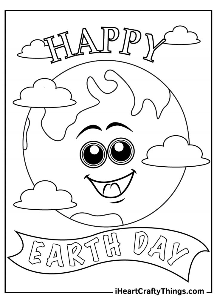 35 Earth Coloring Picture 24