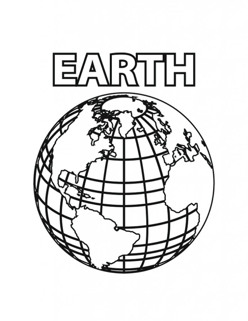 35 Earth Coloring Picture 5