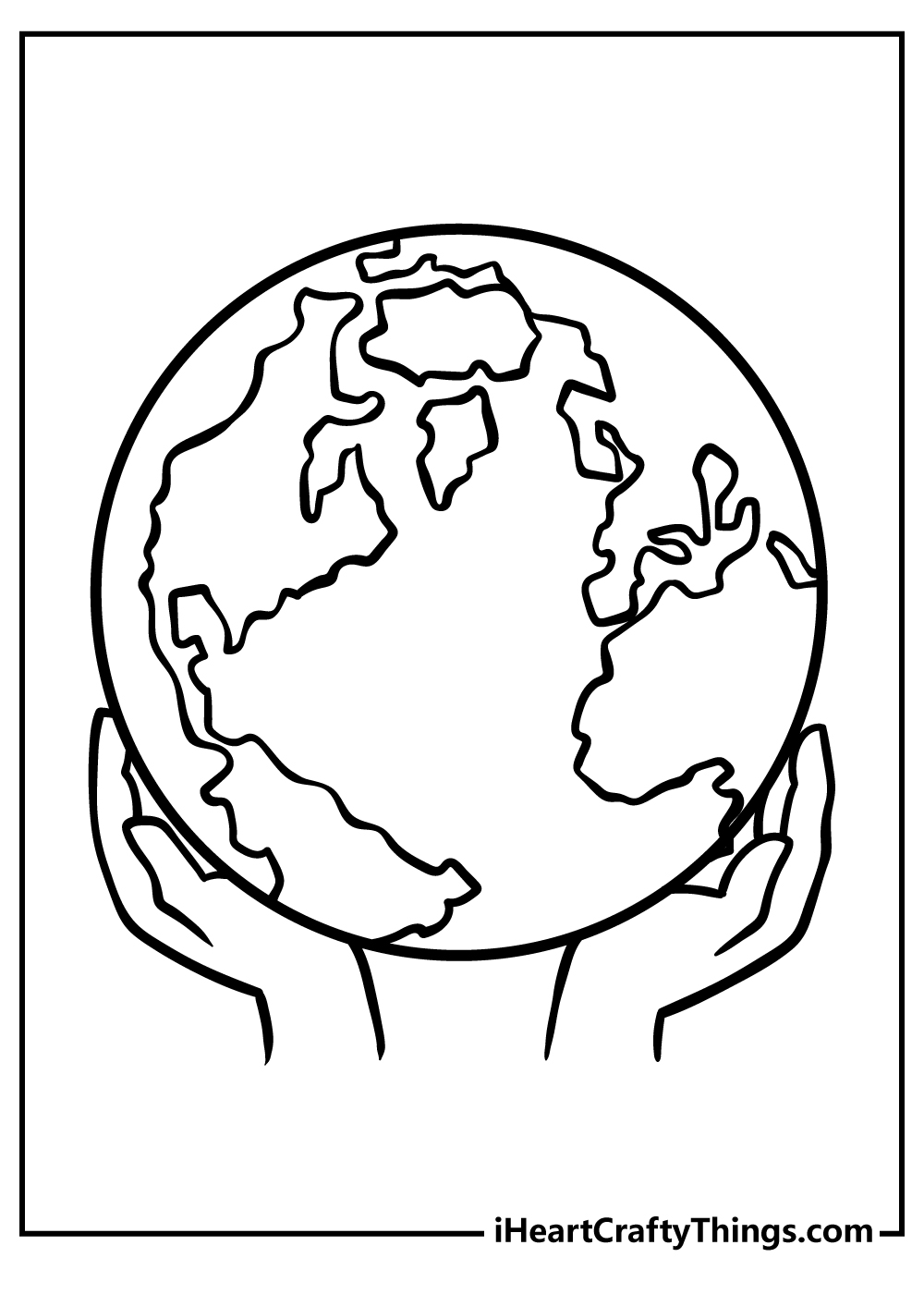 35 Earth Coloring Picture 9