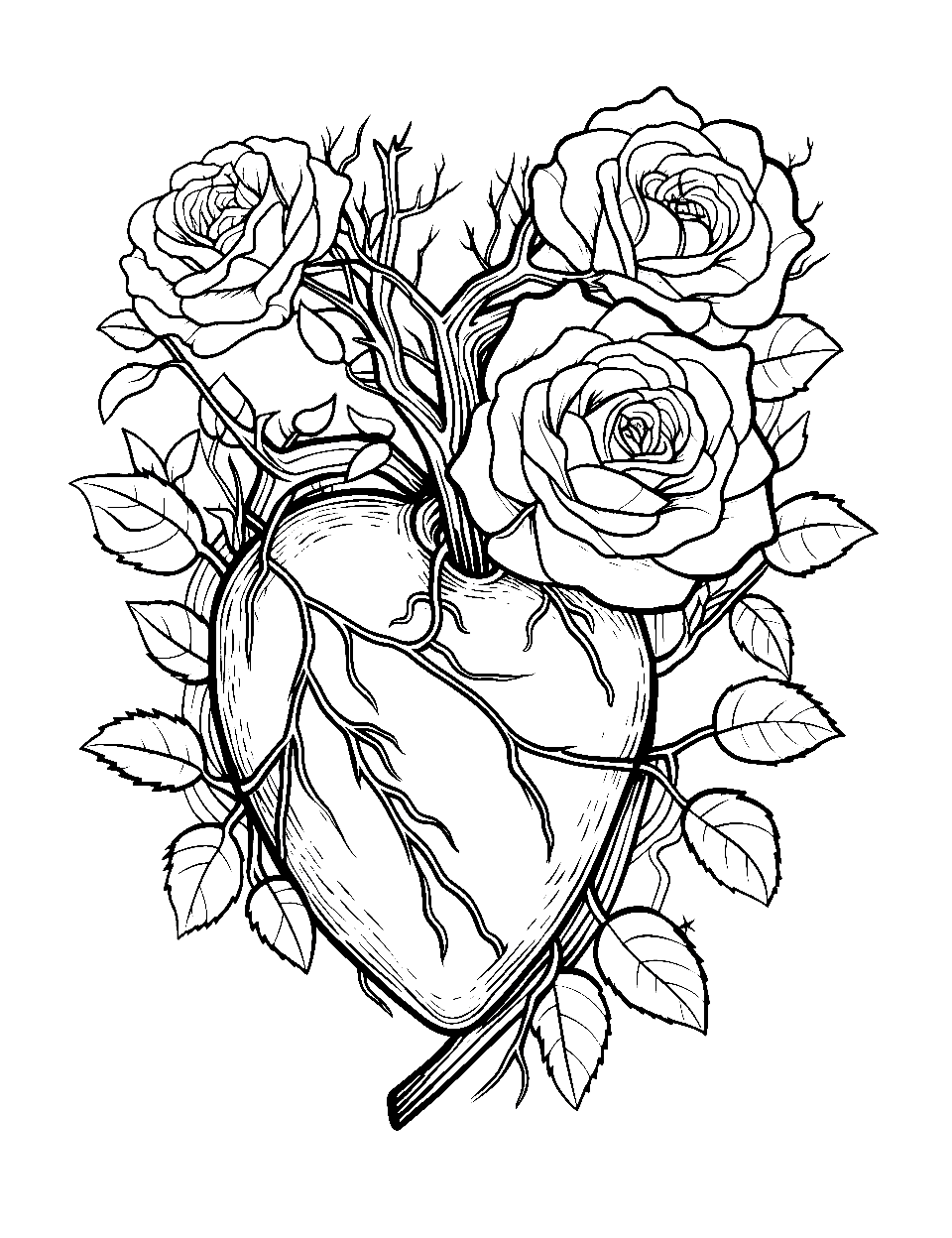 Save 60 Flowers And Roses Coloring Pages Ideas 4