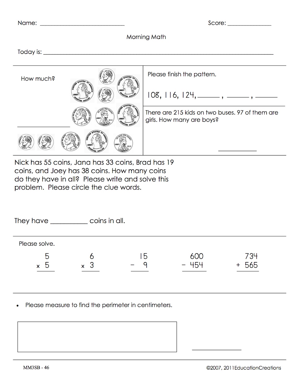 Save 60 Math Practice Worksheets Ideas 33