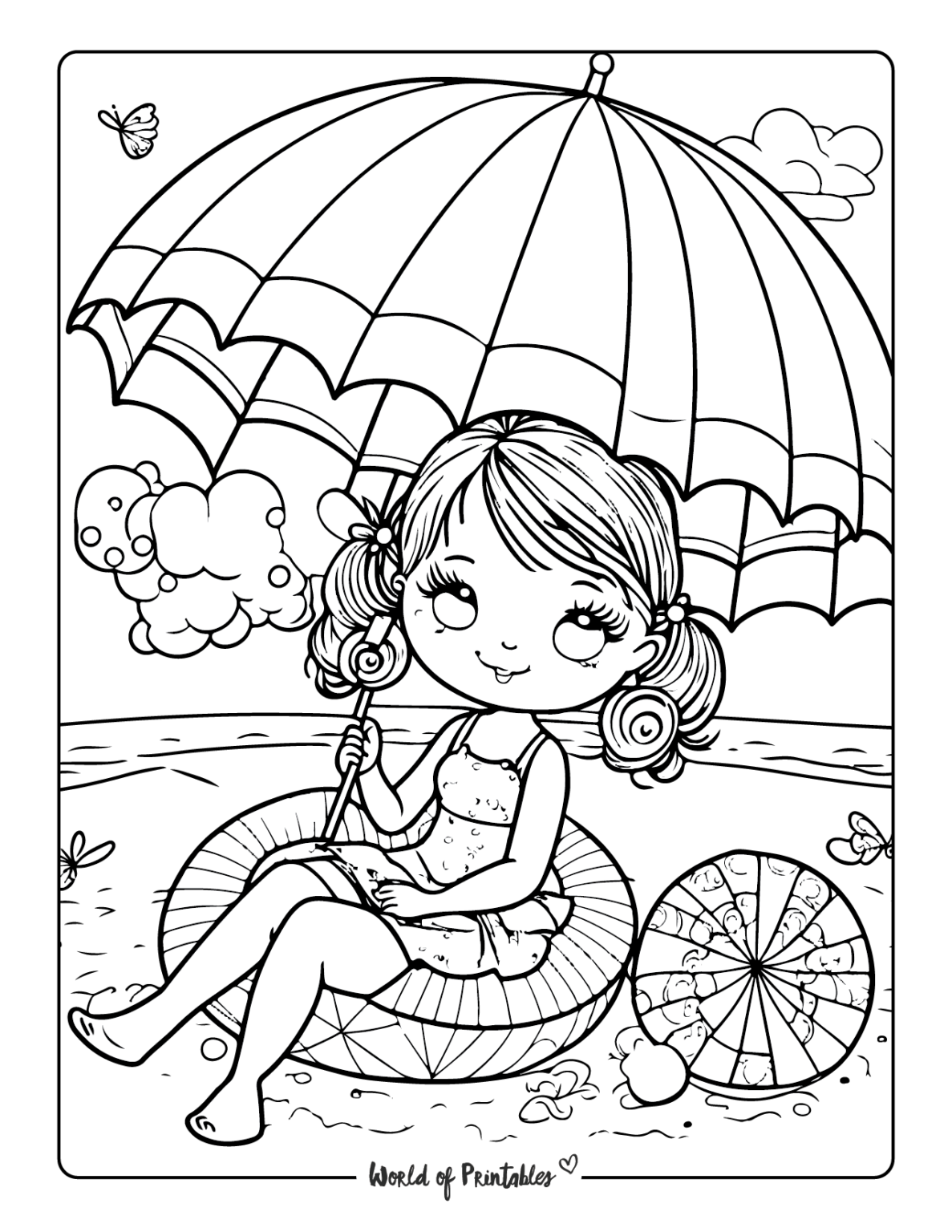 Save 60 Summer Coloring Pages For Kids Ideas 11