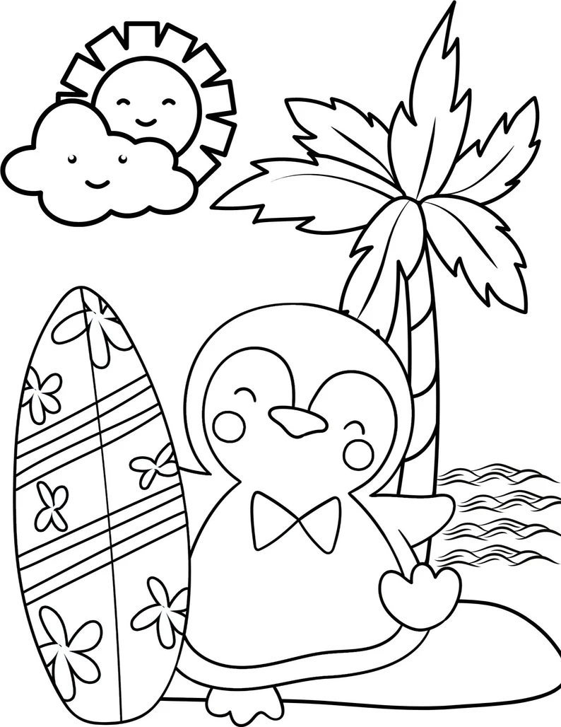 Save 60 Summer Coloring Pages For Kids Ideas 23