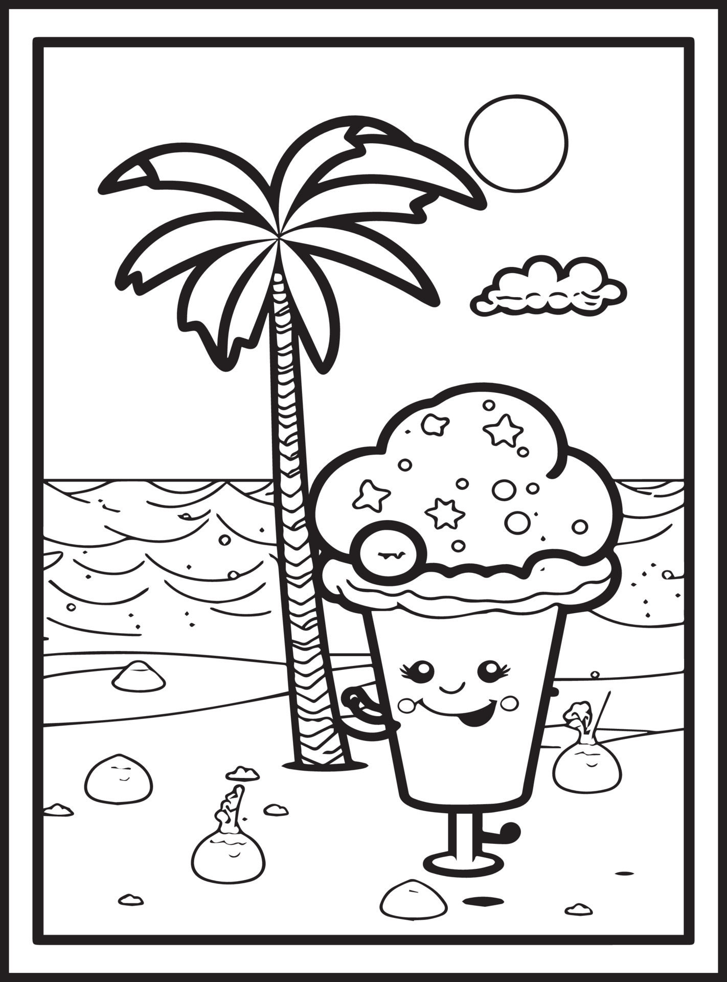 Save 60 Summer Coloring Pages For Kids Ideas 28