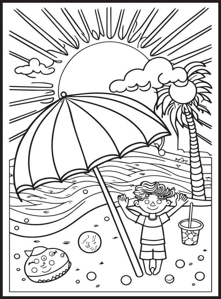 Save 60 Summer Coloring Pages For Kids Ideas 4