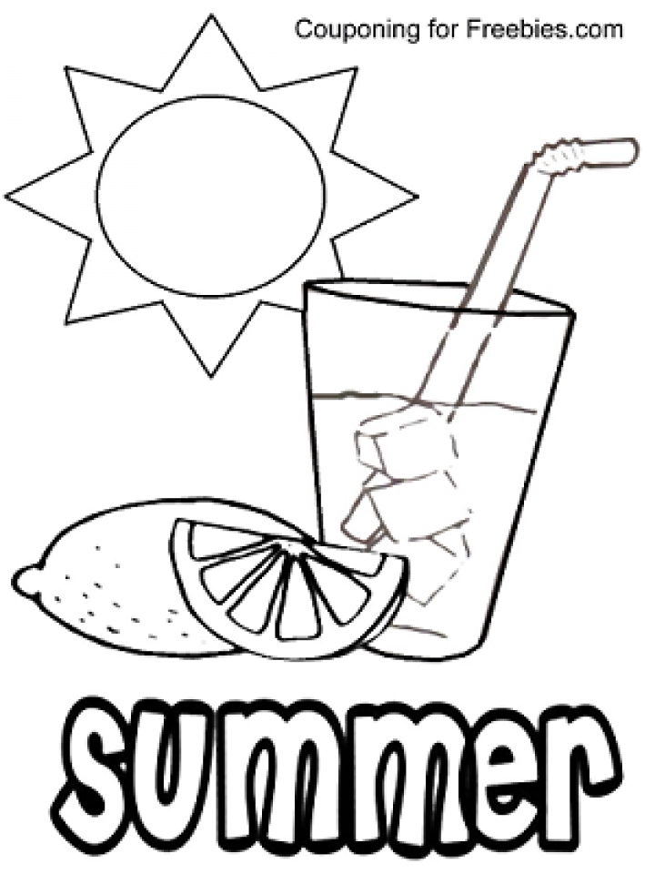 Save 60 Summer Coloring Pages For Kids Ideas 47