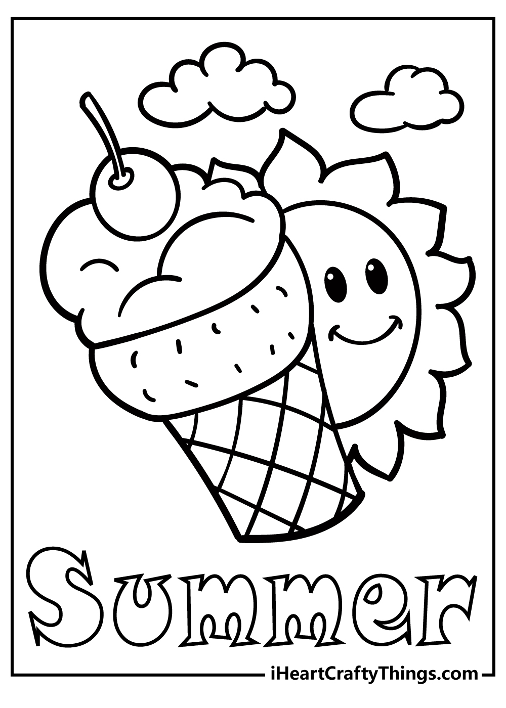 Save 60 Summer Coloring Pages For Kids Ideas 48