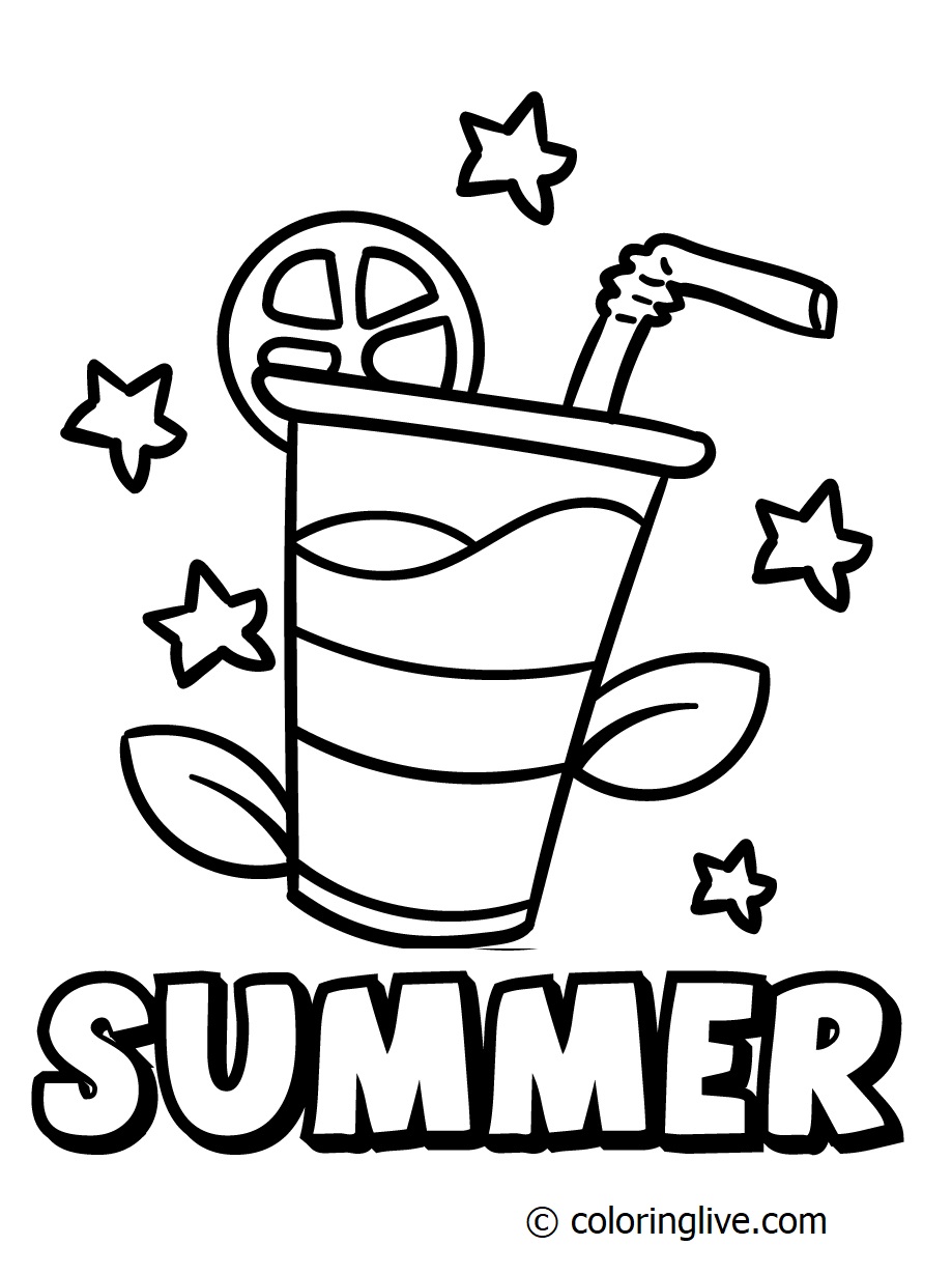 Save 60 Summer Coloring Pages For Kids Ideas 53